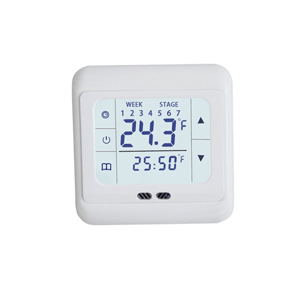 Electric Heating Thermostat Controller 30a Electric Heating Film Heating Cable Wifi Floor Heating Thermostat: With probe