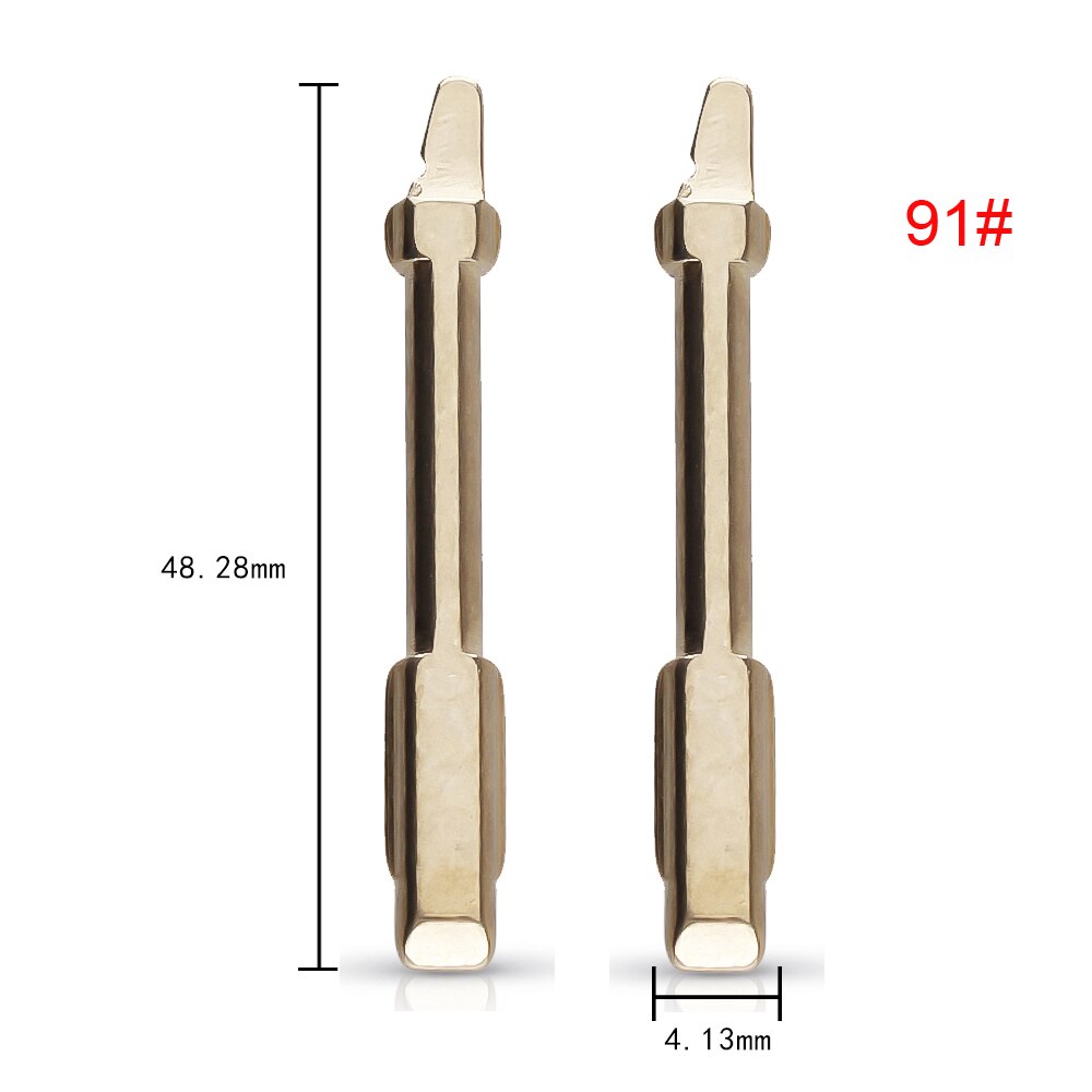 10 Stks/partij #19 #38 #90 #91 #98 #109 Kd/Xhorse HU101 FO21 FO38 blanco Sleutel Voor Ford Fusion Focus Mondeo Fiesta Galaxy Flip Sleutelblad: 91