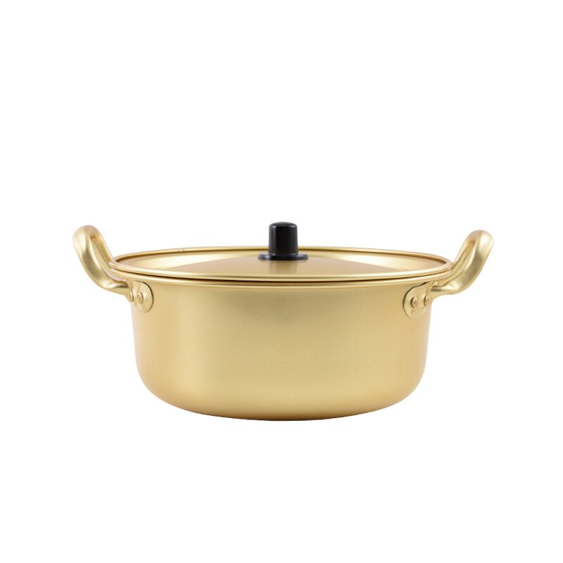 Casseroles à nouilles de Style coréen, pour la restauration rapide, Ramen doré, petite casserole, œufs, lait, ustensiles en aluminium pour la cuisine