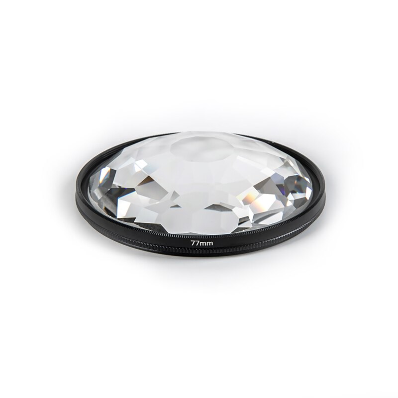 Filtro de cámara de efectos especiales caleidoscopio 77mm + adaptador de 49mm 52mm 58mm 67mm lente de prisma colorido DSLR accesorios de fotografía