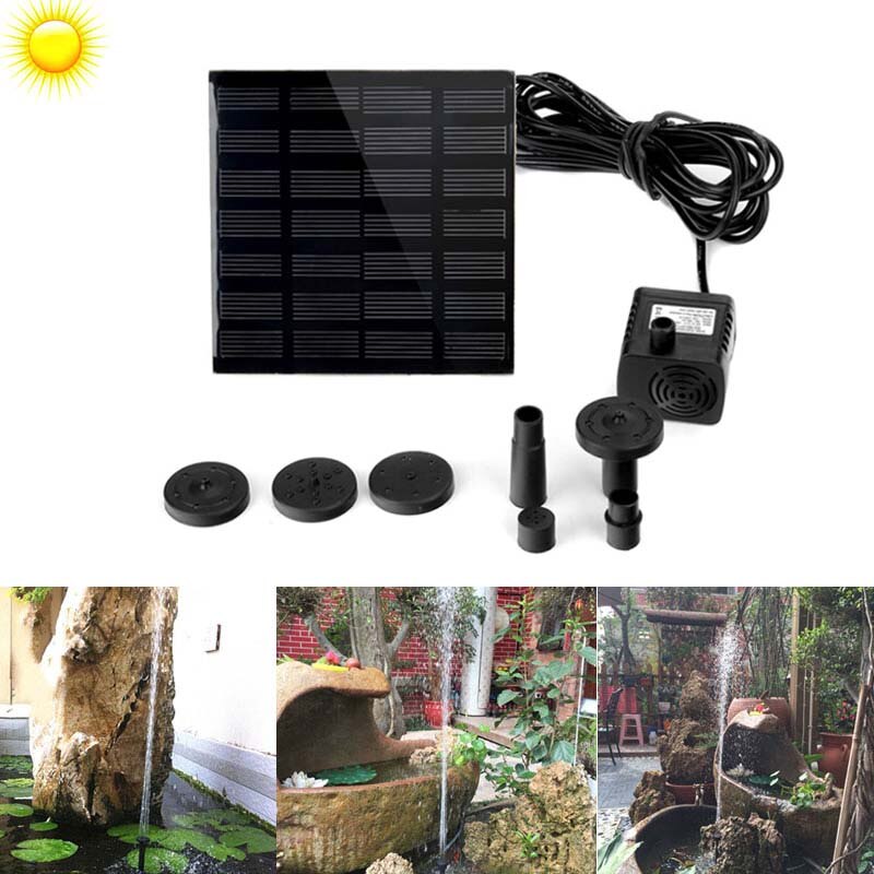 Kit Pompa Ad Acqua Solare da 50 W, Pompa per Fontana Solare, Fontane da