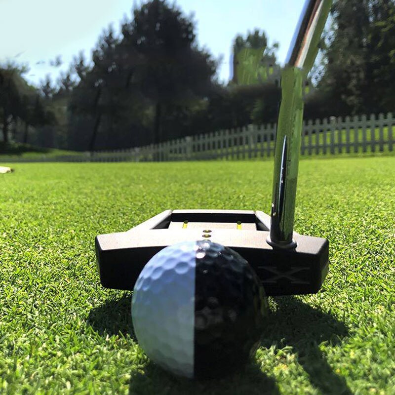 3pcs Golf Balls Set Long Distance Black And White 2 Layer Ball Golf Training Accessories For Putters