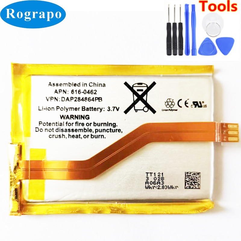 Nuovo 616-0462 616-0473 Per La Batteria di iPod Touch 2nd 3nd Gen 3G Touch3 Touch3G 3 Touch2 accumulatore 3.7V Li-Polymer Batterie + strumenti