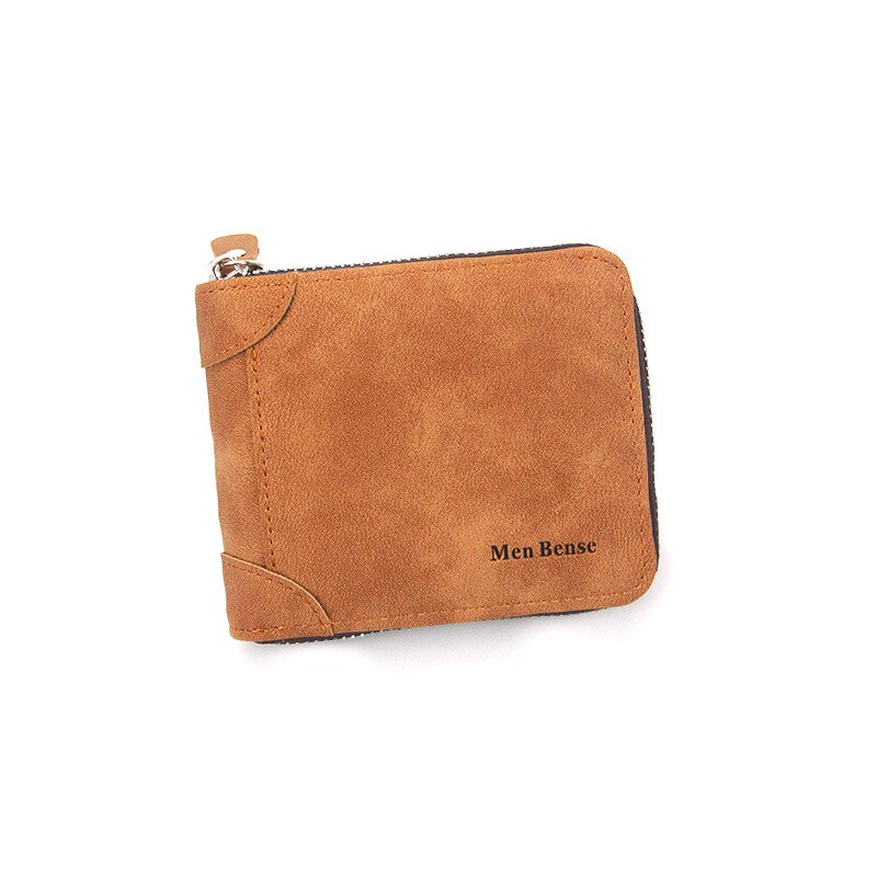 Luxe Mannen Portefeuilles Mode Kaarthouder Portemonnee Multifunctionele Lederen Portemonnee Minimalistische Voor Mannelijke Rits Portemonnee Met Card Wallet: A