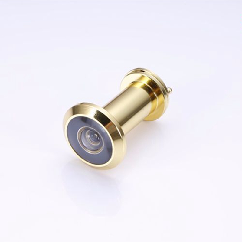 Olho mágico para porta de segurança, ângulo de visão amplo 200 graus, ajustável, ferramenta de hardware: Gold