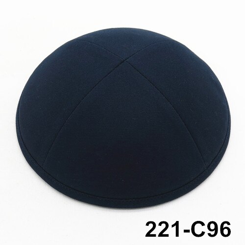 Bomuldstwill kippah ,19cm kipa, kippot, jødehat, skullies & beanies, yarmullka, kasket: 221 c 96