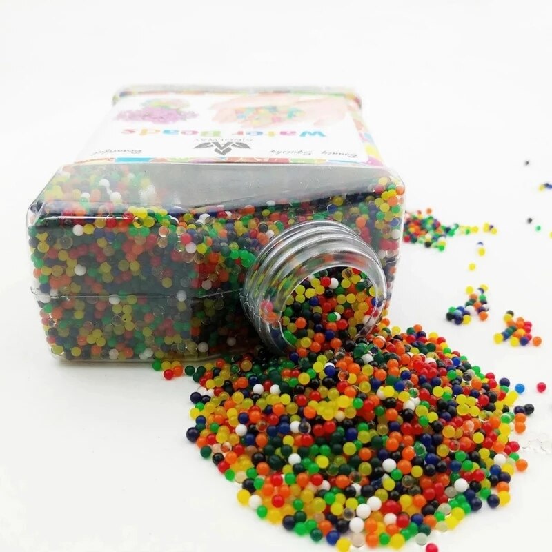 1@# Shooting Supplies Color Water Absorption Beads Bullet Non Toxic and Tasteless, Clean Environmental Protection 100/500Pcs/bag