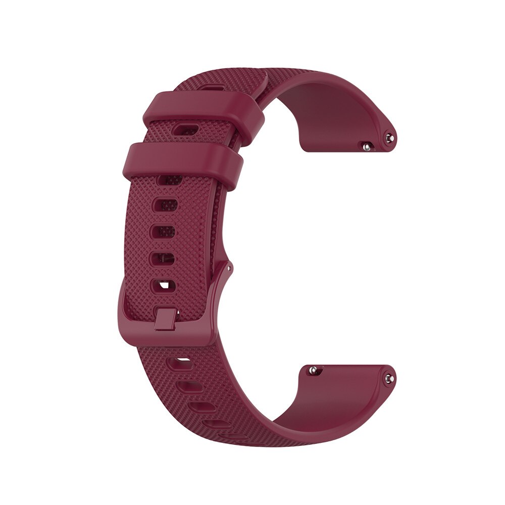 20mm reloj de pulsera correa para Garmin vivoactive3 música Venu vivomove 3 mover Luxe movimiento estilo vivomove HR correa de reloj de pulsera:  Wine Red