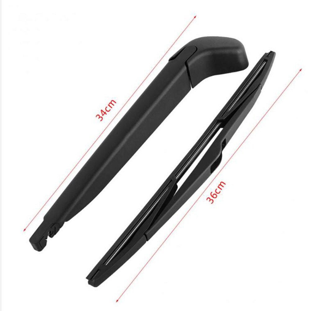 Limpiador plástico hoja limpiaparabrisas ventana coche trasero para Ford Focus MK2 2004 negro