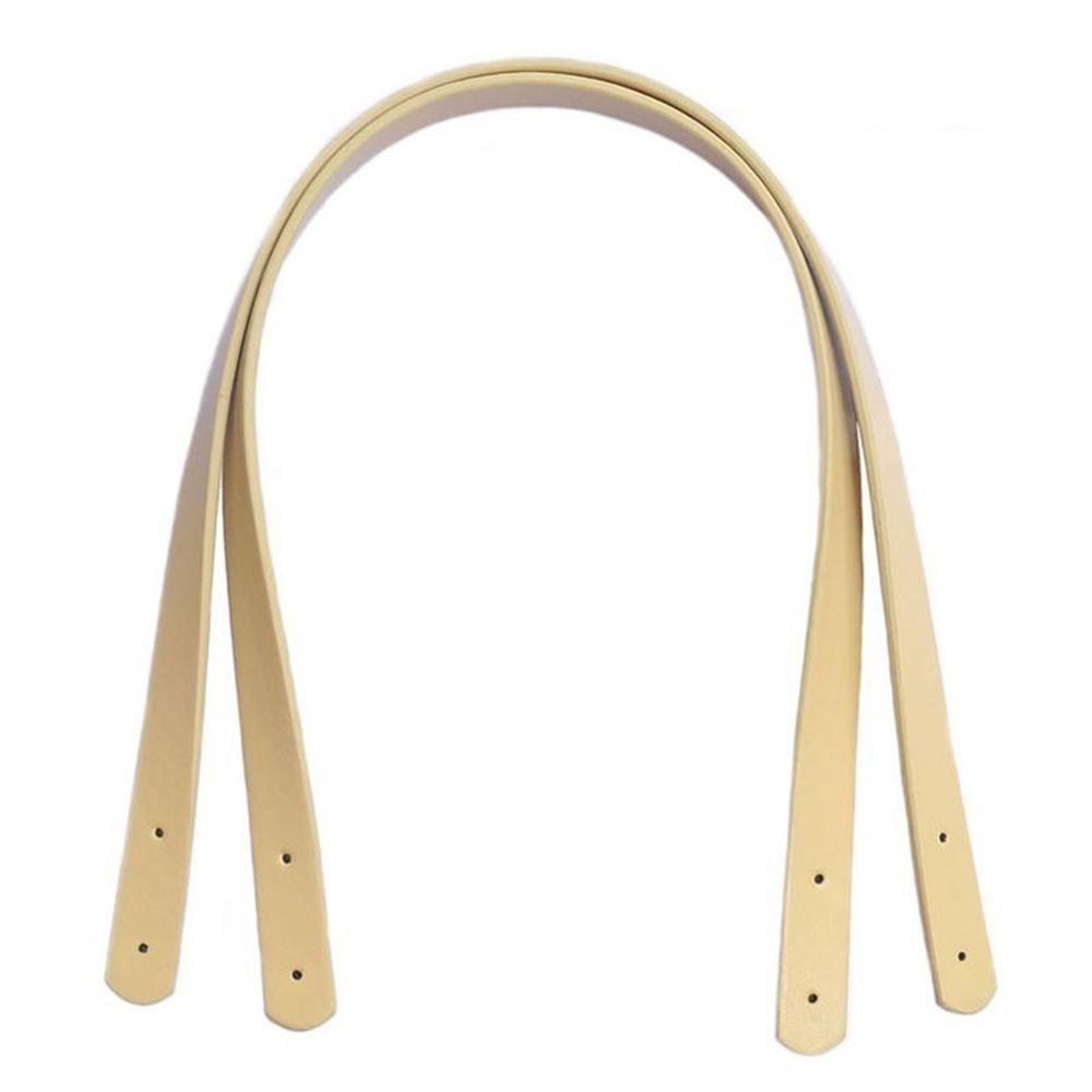 2Pcs 60cm Bag Belt Detachable PU Leather Handle Women Shoulder Bag DIY Replacement Accessories Handbag Handle Strap Band: Green