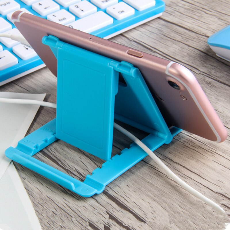 7 farben praktisch Schreibtisch Ständer Universal- Telefon Halfter Stativ faltbare Kunststoff Tisch Halfter Stehen für praktisch Tablette PC