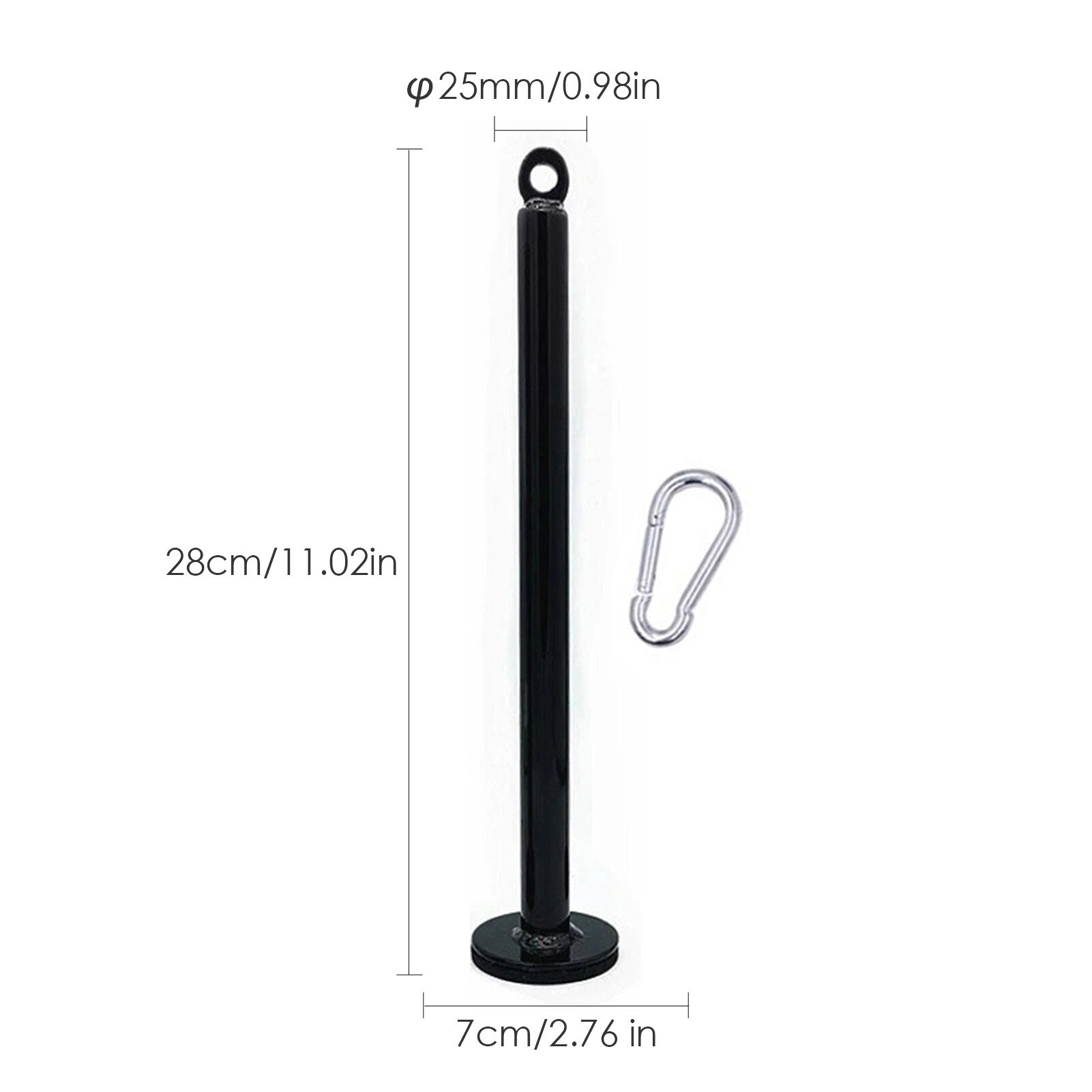 Weight Plate Loading Pin Grip Strength Training Stand Home Rack with Carabiner Fitness Accessories Maximum about 300kg: Blue