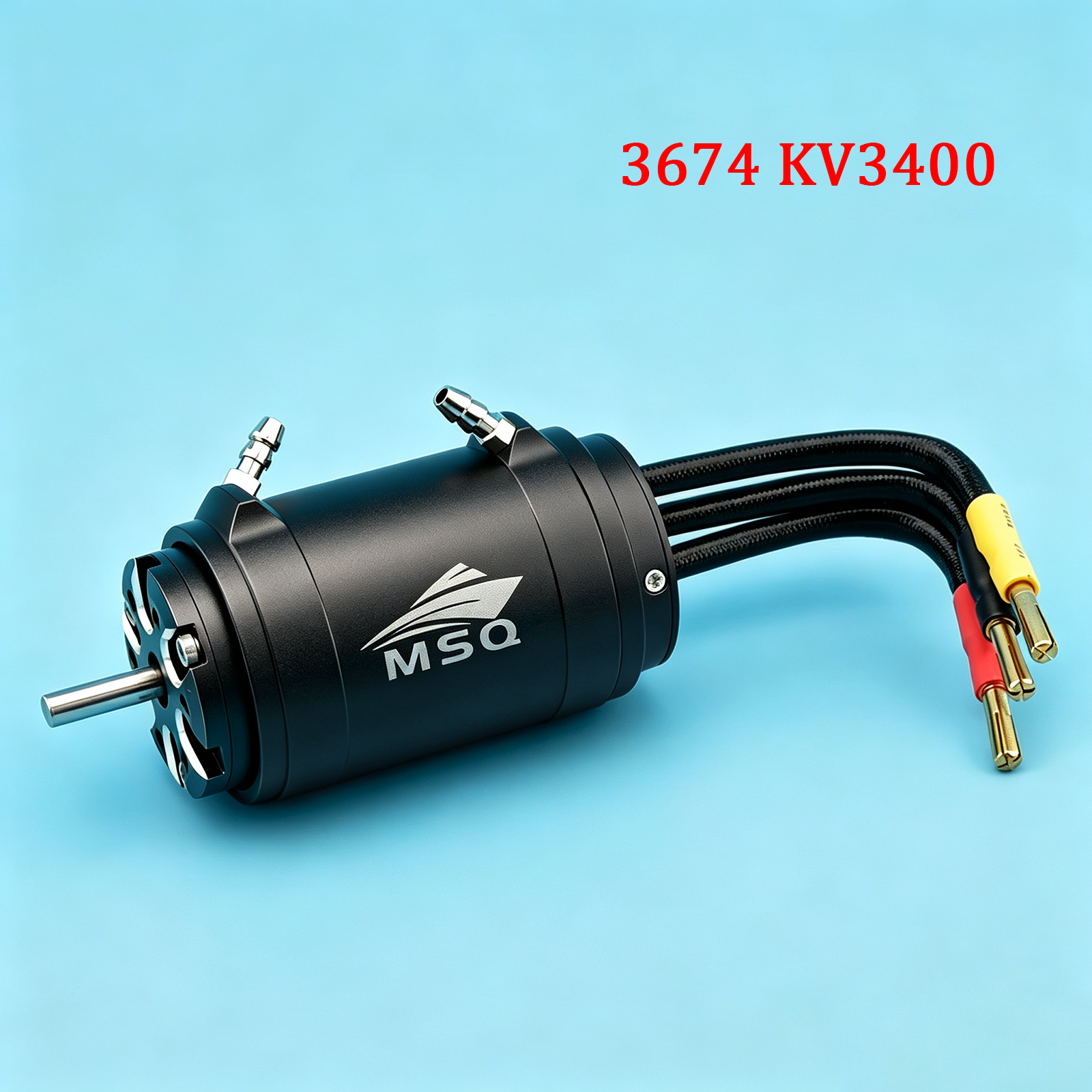 Ad alta Velocità MSQ 3650/3660/3674 Motore Brushless KV1600/1650/2000/2100/2200/2800/3400/3500 motore a 4 Poli Per La RC Marine Barche