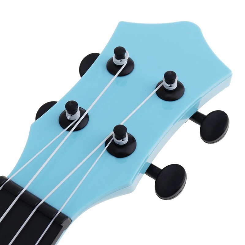 21 Inch Akoestische Ukulele Uke 4 Snaren Hawaii Gitaar Gitaar Instrument Voor Kinderen En Muziek Beginner Blauw