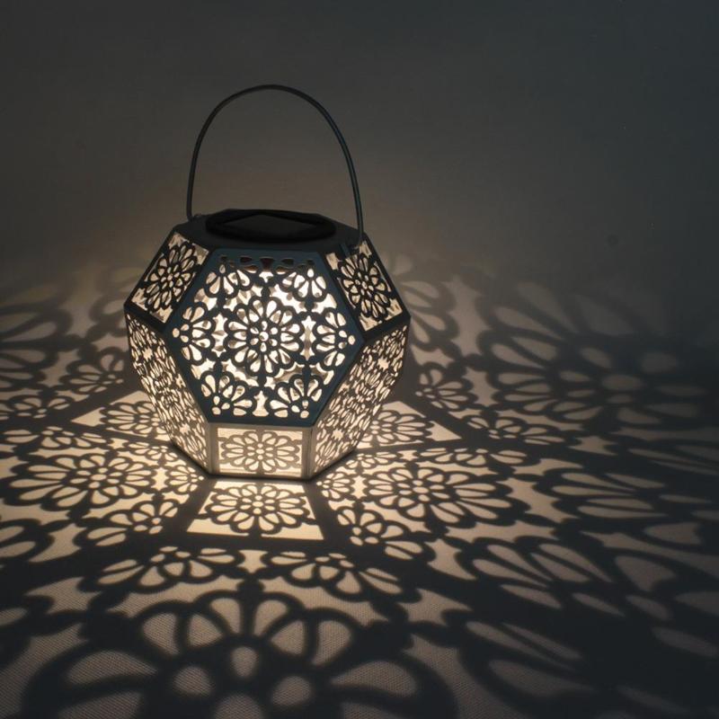 Solar- angetrieben Garten Lichter Hängen Baum Dekorative draussen Solar- Licht Garten Hof Rasen Wasserdichte Solar--angetrieben Lampe: 18x17.5x24cm Silber-