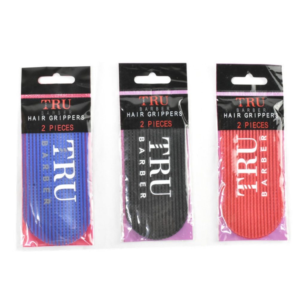 2/4 Uds. Pegatina de estilismo para cabeza de aceite de peluquería, pegatinas para el cabello con gradiente tallado de Velcro, accesorios para peluquero y salón