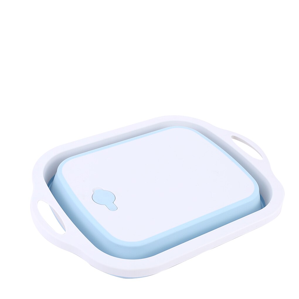 Multi-Function Folding Chopping Board Kitchen Vegetable Fruit Washing Drain Basket PP Food Chopping Plate Kitchen Accessories