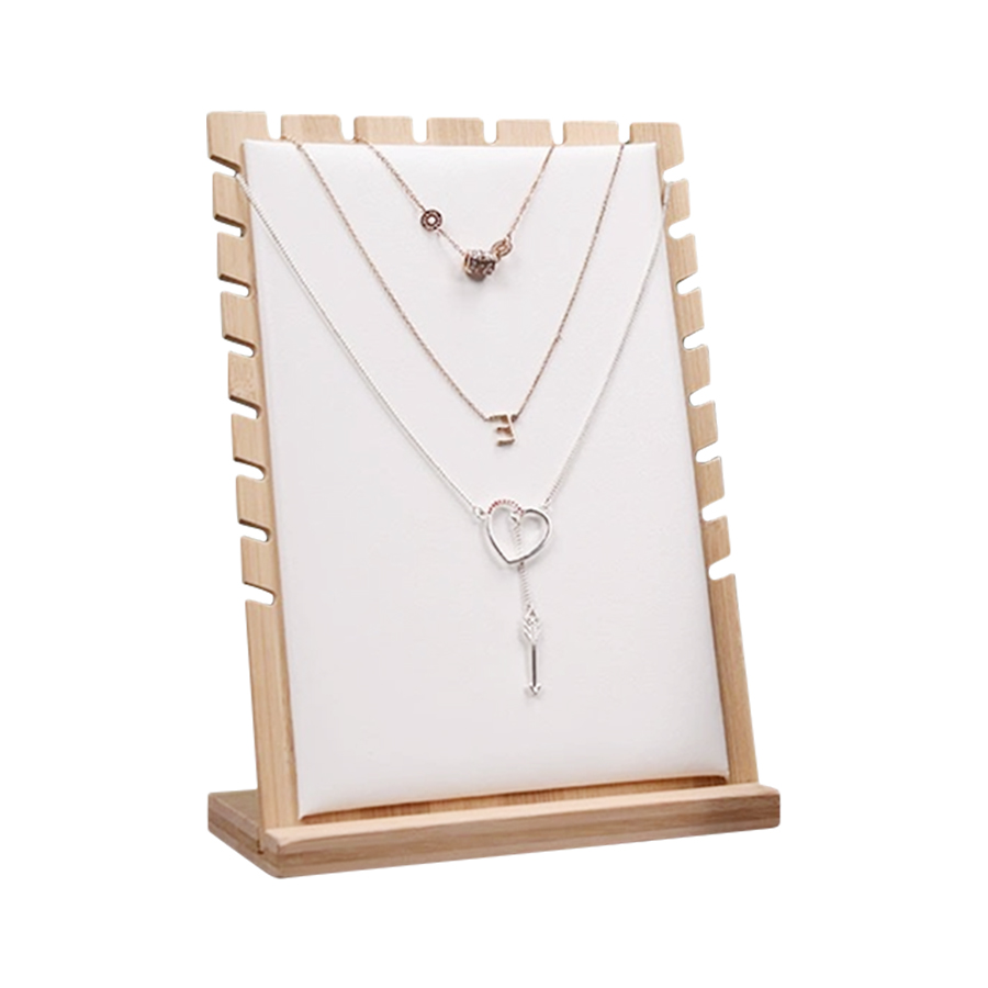 Massief houten kettingframe, sieradenstandaard, sieradenhouder, hangerhouder, sieradenpresentatieaccessoires: Groente