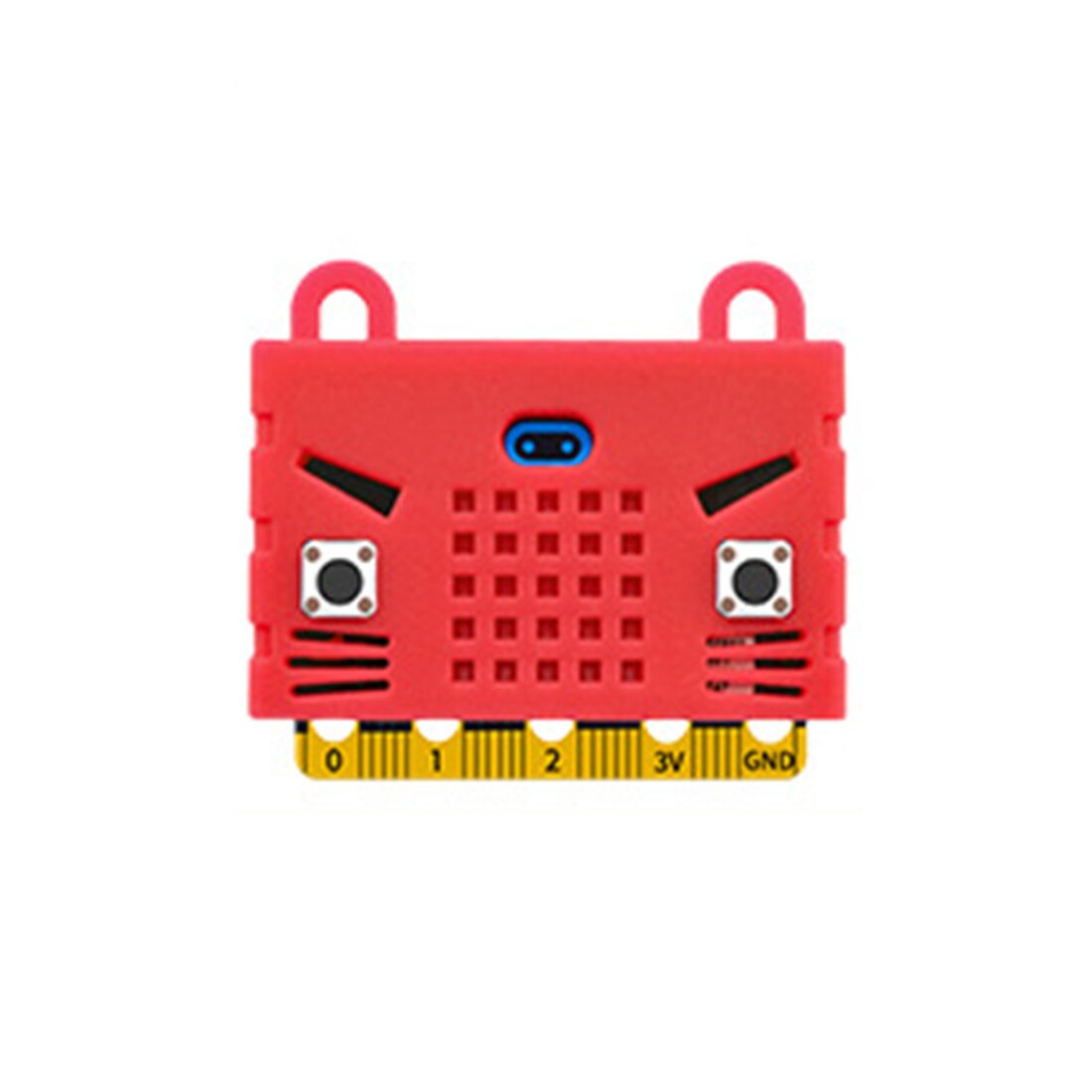 Eco-Friendly Seal/Tiger/Cat Shape Silicone Protective Enclosure Shell Cover For Micro:Bit Board Expansion Board Bue/Red/Orange: 6