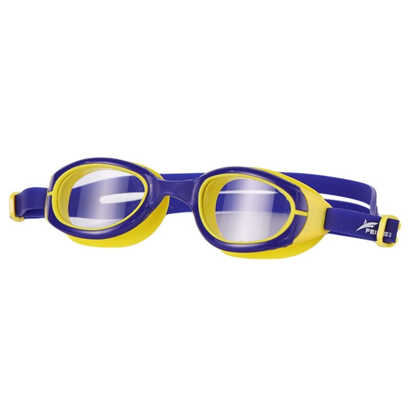 Børn teenagere svømningsbriller vandtæt anti-tåge hd justerbar rembriller svømmer briller m: C