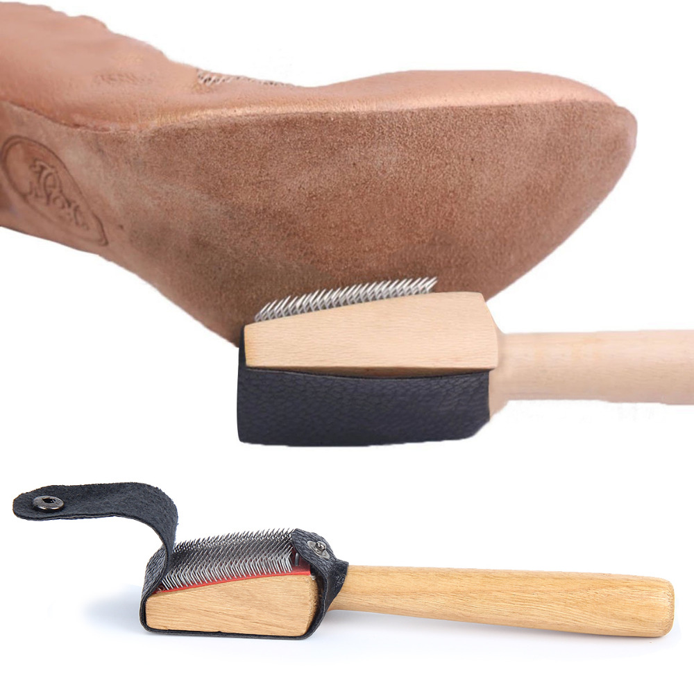 Hout Suède Zool Draad Schoen Borstel Schoonmakers Ballet Dansschoenen Borstels Borstel voor Schoeisel