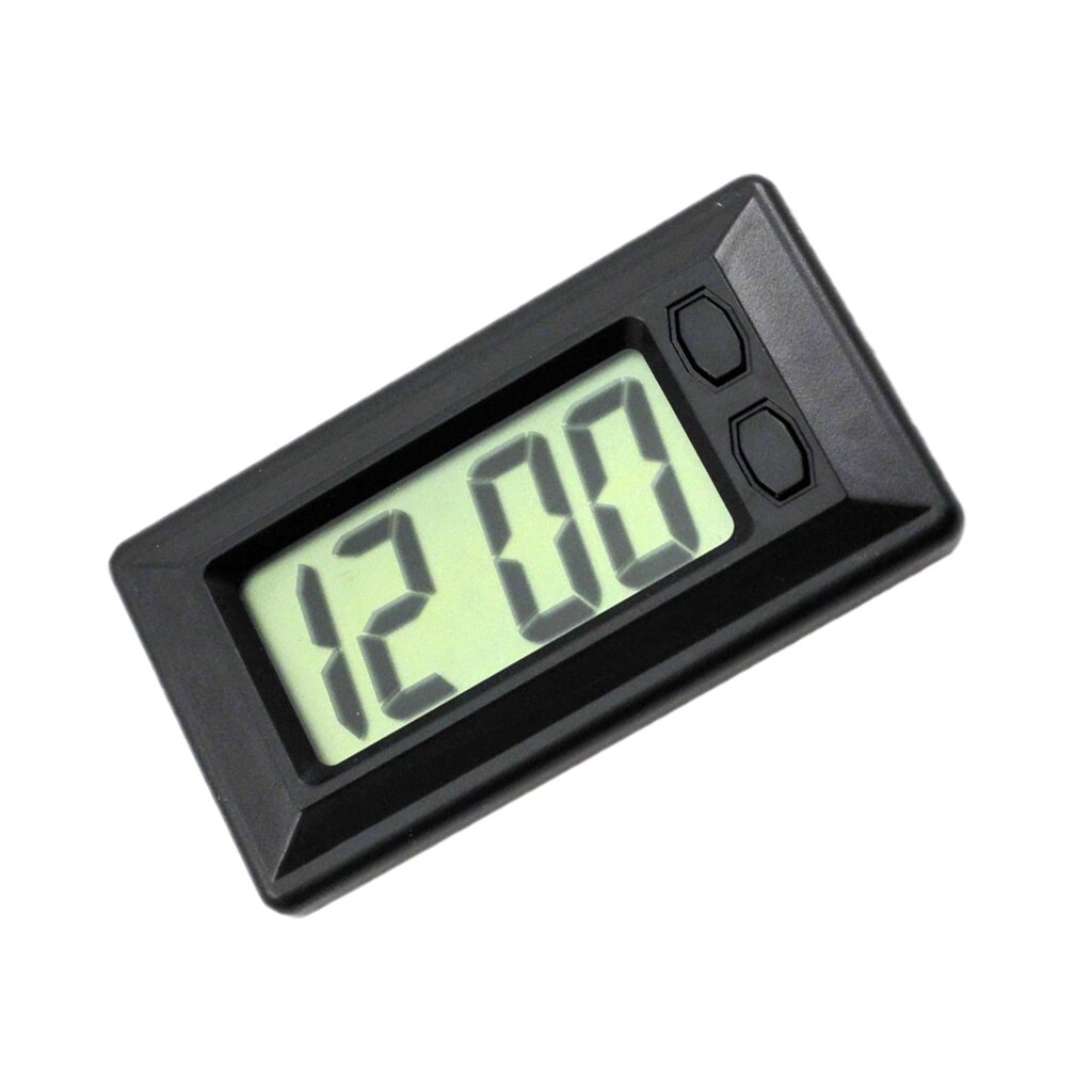 Car Truck Dash Digital LCD Screen Clock Gauge Auto Universal Plastic Car Dashboard Digital Clock