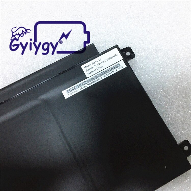 ¡Batería A31-F13 para MEDION Akoya S3409 Akoya S3409-MD60226 Akoya S3409-MD60234 MF 0350 F13K! ¡F13PC10K! F13PC1OK