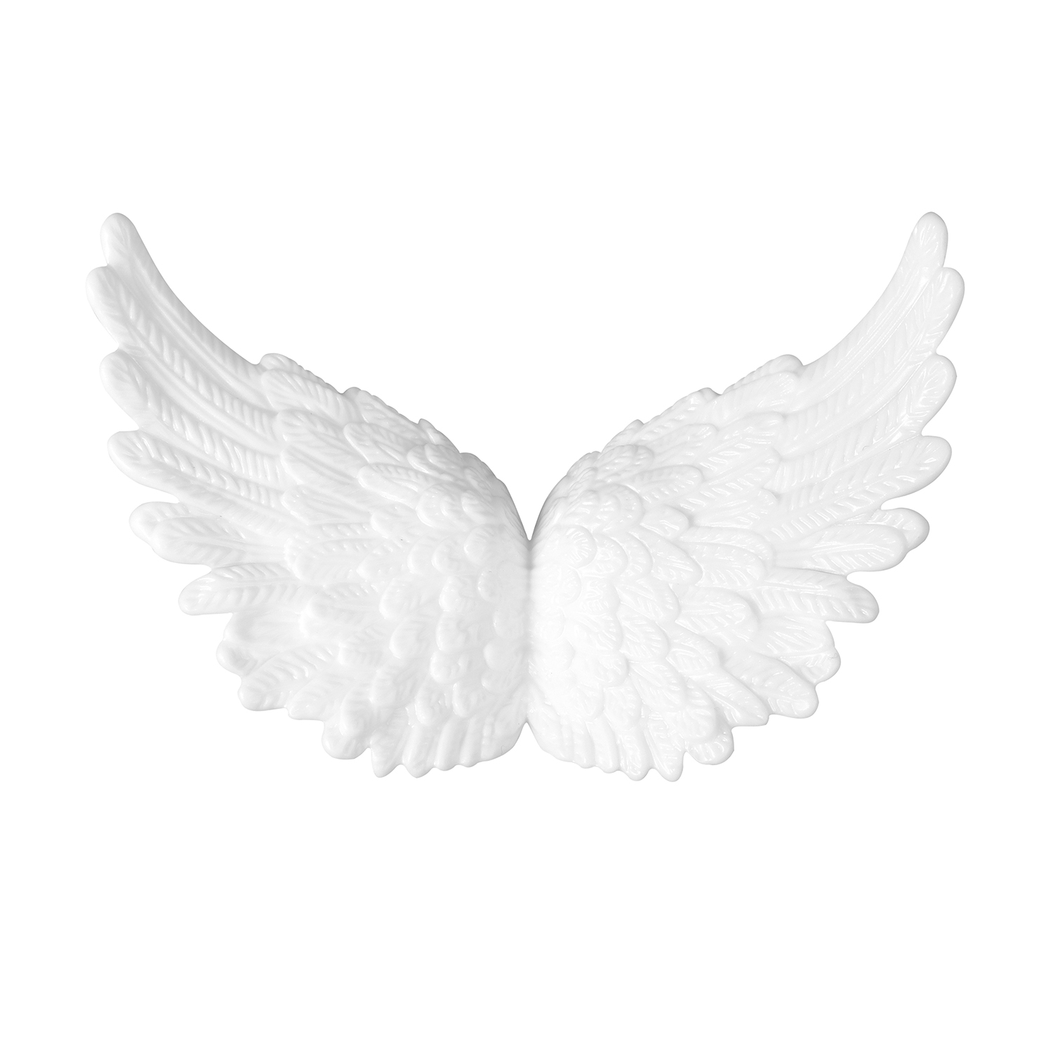 6pcs/lot Angel Wing Resin Cake Topper For Wedding Birthday Party Baking Dessert Valentine's Day Cake Top Decoration Supplies: L / light green