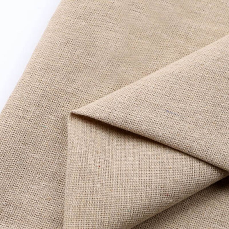 Raw Fabric Patchwork Painting Hemp Cotton Linen Cloth Sewing Curtain Textile Quilting DIY Handmade Per Half Meter: K 3