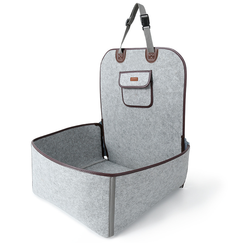 Retro Hond Autostoel Hond Reizen Hangmat Transporter Guard Hond Autostoel Honden Mand Voor Kleine Middelgrote Honden In De auto