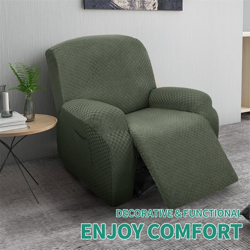 Luie Jongen Fauteuil Stoel Cover All Inclusive Massage Lounge Sofa Cover Wingback Fauteuil Sofa Elastische Cover Enkele Couch Cover: A5 Recliner Cover