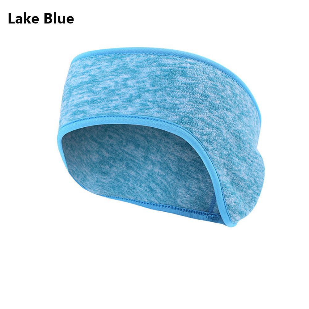 1Pcs Oor Warmer Hoofdband Volledige Cover Gehoorbeschermers Hoofdband Sport Hoofdband Voor Outdoor Gebruik Sport Fitness: lake blue