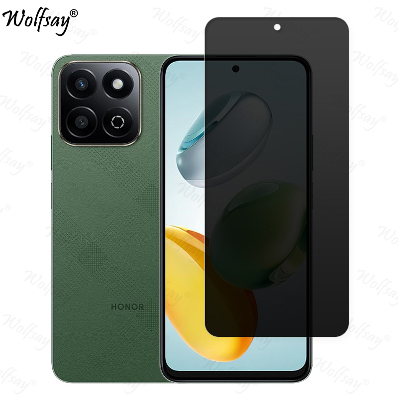 Protector de pantalla de privacidad para Honor X7c, vidrio templado antiespía para cámara Honor X7c X7 c, cristal para Honor X7c de 6,77 pulgadas