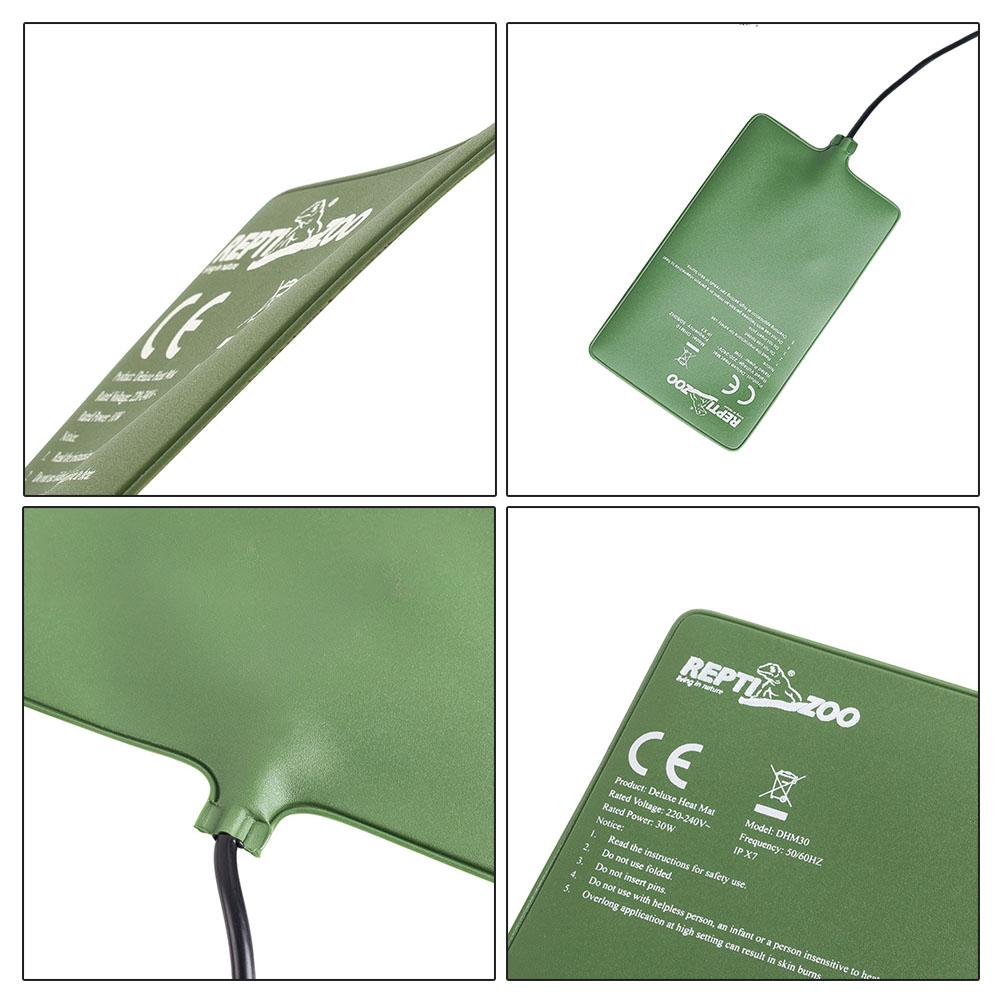 Almohadilla térmica para reptiles, almohadilla térmica impermeable para mascotas, alfombrilla aislante para plántulas, Material de PVC, equipo de Control de temperatura