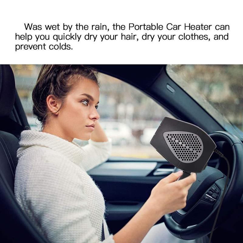 Car Heater Rotated Base Defroster Portable Fast Heating Device Heat Car Heating Fan Dissipation Car Heater