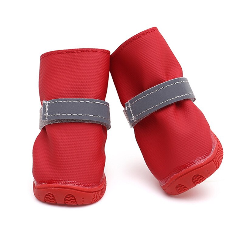Chaussures de pluie chien imperméable pour petits chiens chaussures anti-dérapant chien de compagnie bottes de pluie pour Bichon Teddy