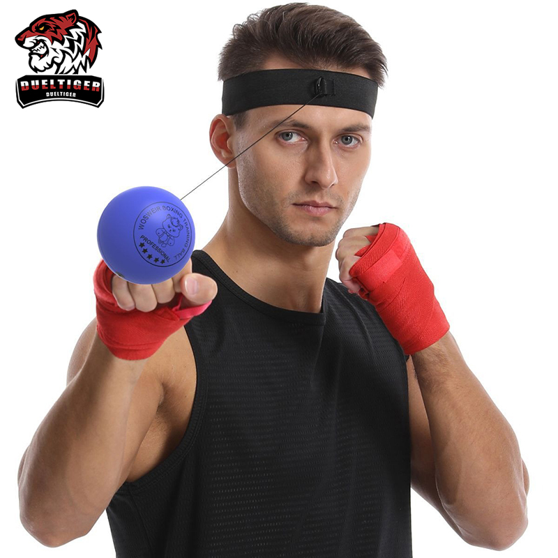 Neue Boxen Speed Ball Kopf-montiert PU Punch Ball MMA Sanda Training Hand Auge Reaktion Gym Sandsack Muay Thai boxeo Weichen Ball