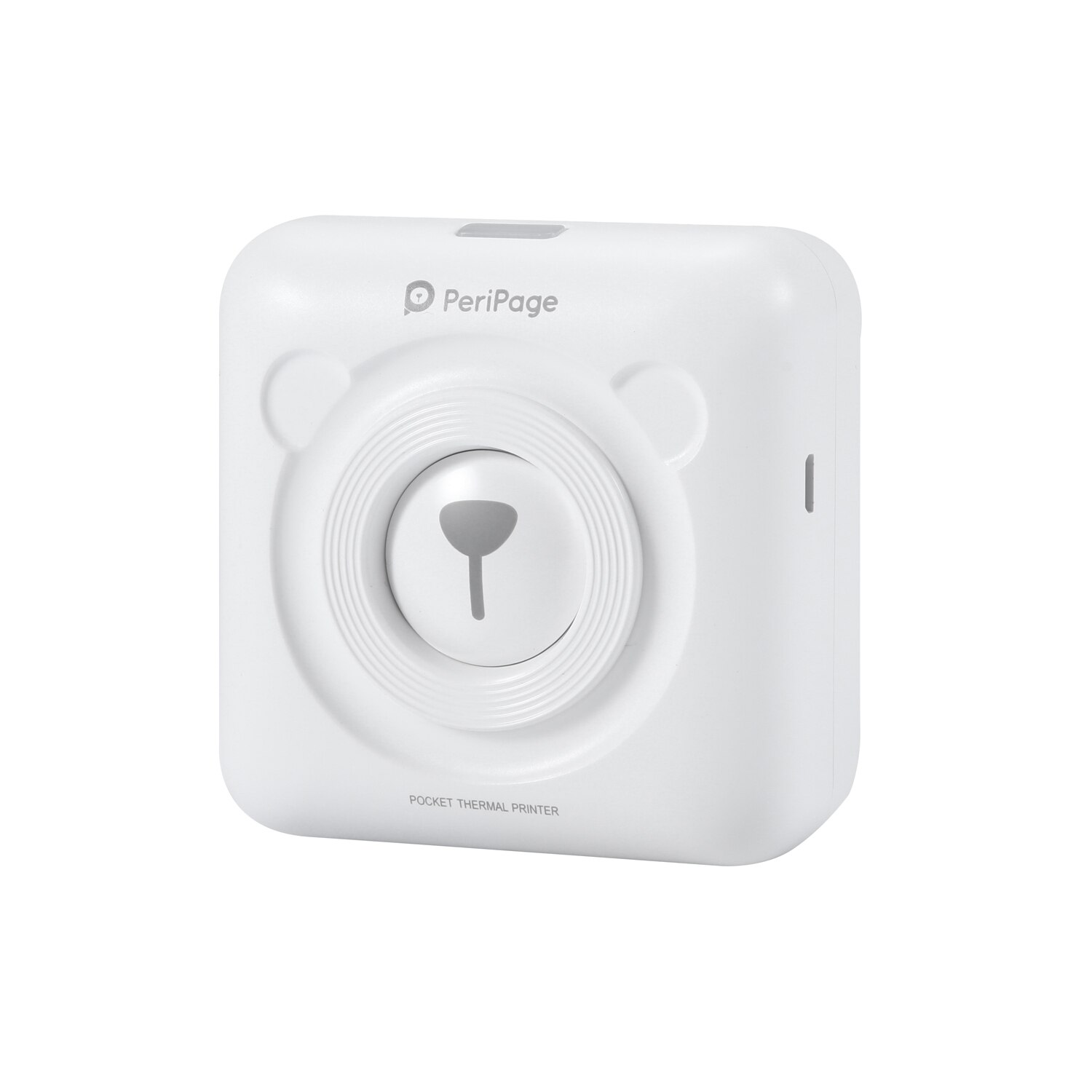 Mini Pocket Photo Printer For Mobile phone Android and iOS: white printer