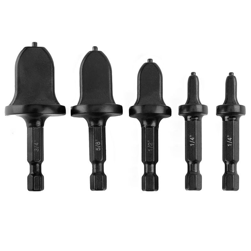 Hex Shank Imperial Tube Pipe Expander Support for Air Conditioner Conditioning Swaging Rotary Tool Set 7/8 3/4 5/8 1/2 3/8 1/4: Type2