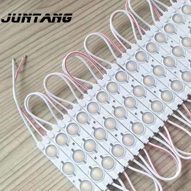led module SMD 5730 3 LED lighting module DC12V waterproof highlight LED module 1.2W advertising light lens module