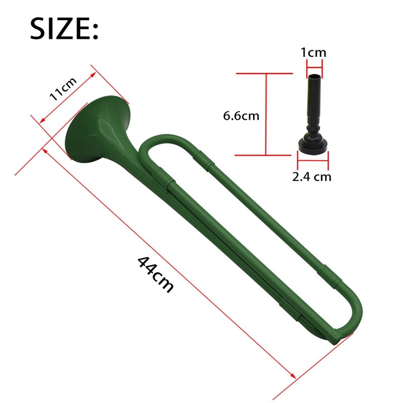 Plastic Trompet-Comfortabele Ergonomische Grip - Bb Authentieke Geluid Voor Student & Beginner Abs Bouw