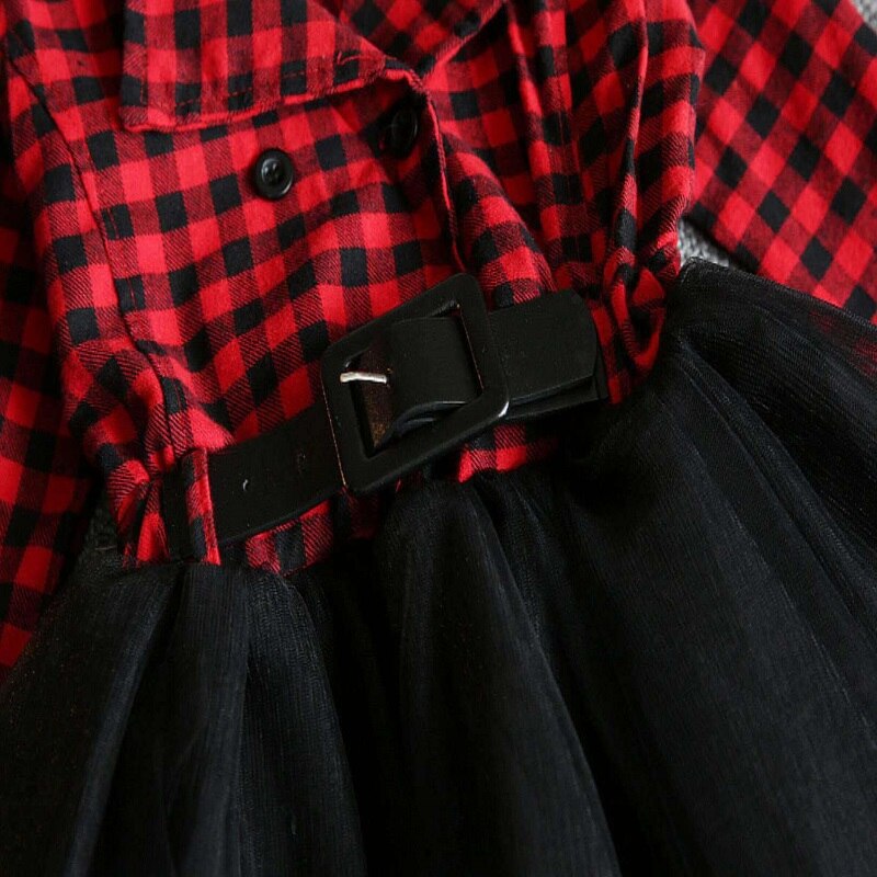 3-8 Jaar Oud Meisje Jurk Lente Zomer Plaided Mesh Faric Skrit Peuter Kids Meisjes Prinses Jurken 3-8Y