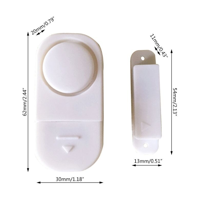 5 stuks/set magnetische deur- en raamalarmen voor thuis, bescherming tegen diefstal, alarmen voor deuren en ramen, beveiligingsgereedschappen