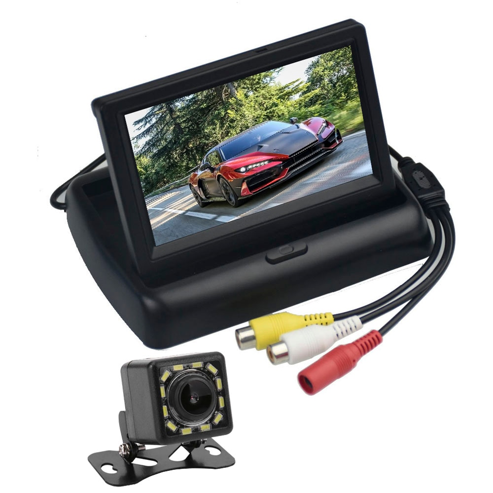 4.3 ''Auto Lcd Tft Kleuren Monitor Scherm Voor Car Reverse Achteruitrijcamera Ondersteuning Ntsc/Pal Video Systeem Lcd monitor