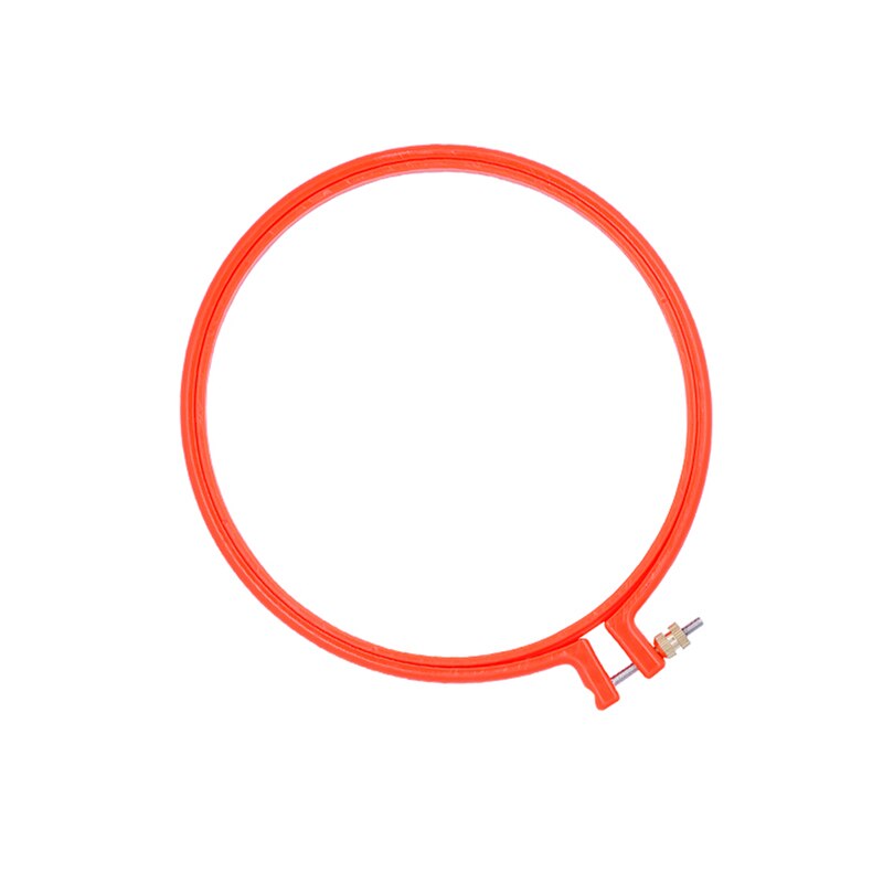 LMDZ-Anillo de aro de bordado con marco de plástico, aro redondo para punto de cruz, costura a mano, herramienta de bricolaje, Color aleatorio, 1 ud.: 17.7cm--7in