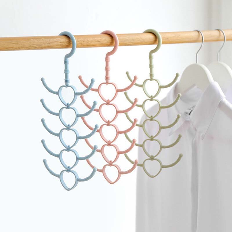 Multifunctionele 360 Graden Gedraaid Kleerhanger Tie Sjaal Riem Opbergrek Schoenen Droogrek Multifunctionele Opslag Hanger 1Pc