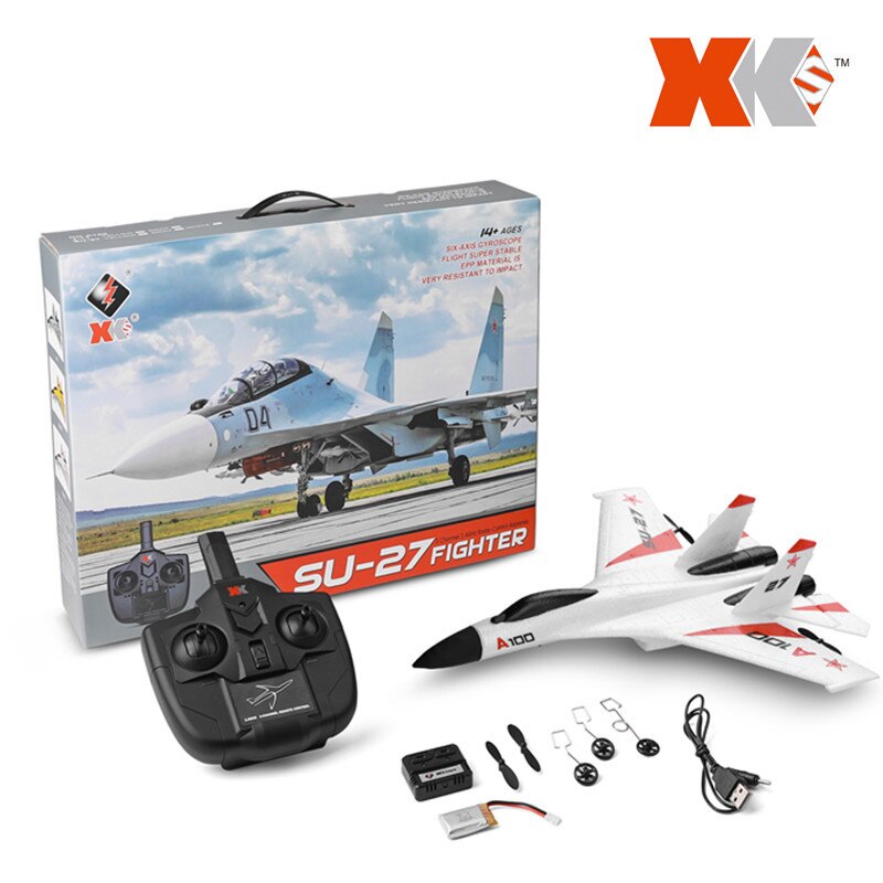 2021NEW A100 2.4G Rc Plane Fixed Wing Airplane Foam Electric Remote Control Plane Outdoor RC Airplane Glider Toys For Boys Kids