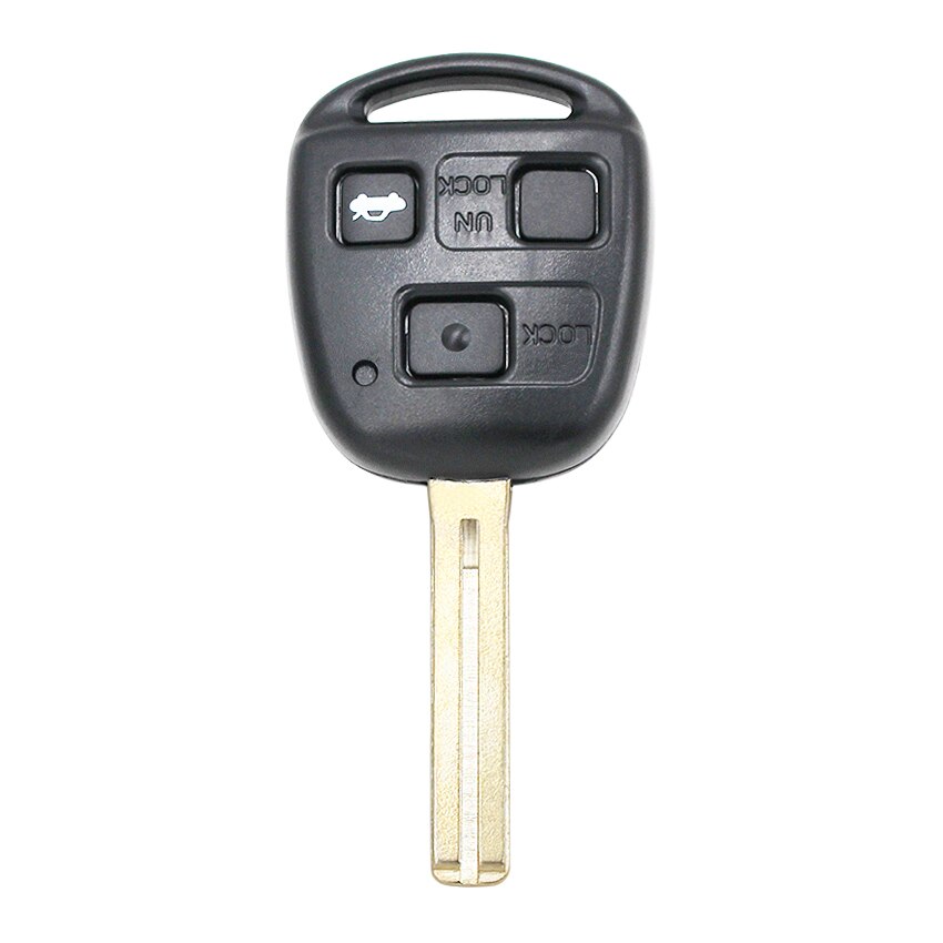 3 Button Remote Key ASK433MHz 4D68 Chip for Lexus ES300 GS300 GS400 IS300 LS400 FCCID:50171 TOY48 Short Blade ​: Full Key