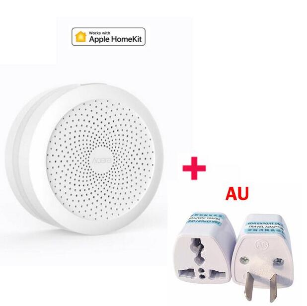 Xiaomi Mijia Aqara Hub Mi Gateway with RGB Led night light Smart work with Apple Homekit Mi home App International Edition: add AU plug