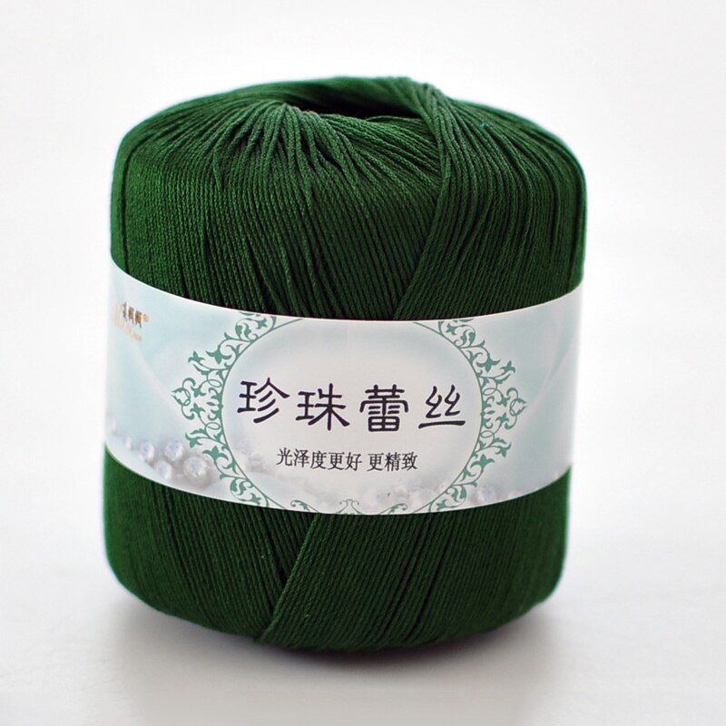 50g Lace Pearl Gloss Shuttle Series Crochet Classi... – Grandado